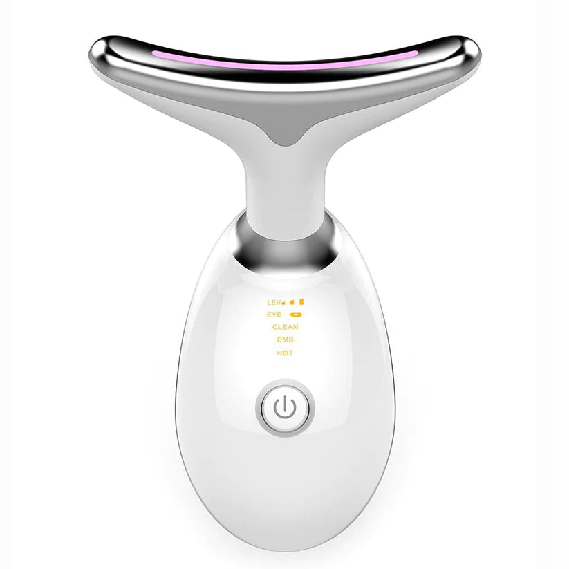 Appareil de Soin Visage LED 3 Couleurs – Anti-Rides, Éclat & Peau Nette